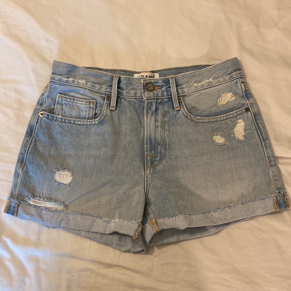 NWOT Frame Denim Le Brigette Denim Short - Picture 6 of 10